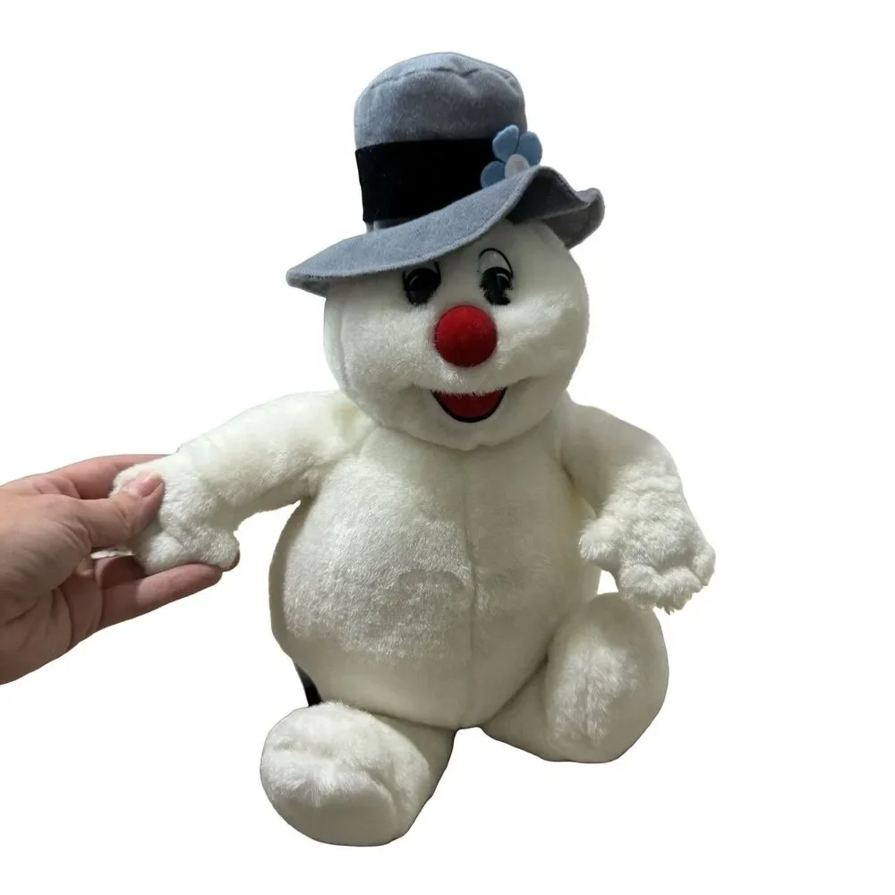 Vintage Gemmy Singing‎ Frosty the Snowman Plush Works Christmas Holiday